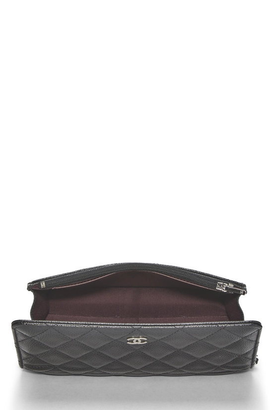 Black Caviar Classic Quilted Wallet On Chain (WOC), , large image number 5