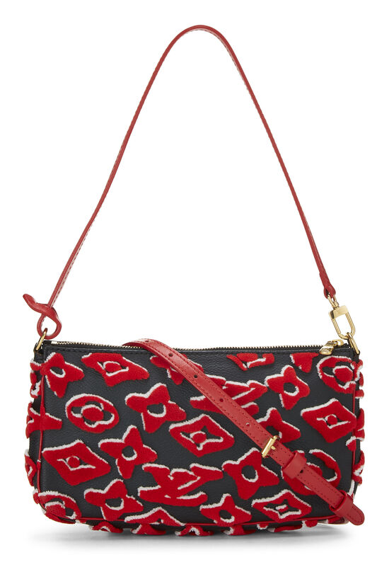 Urs Fisher x Louis Vuitton Red Tufted Monogram Pochette Accessoires, , large image number 3