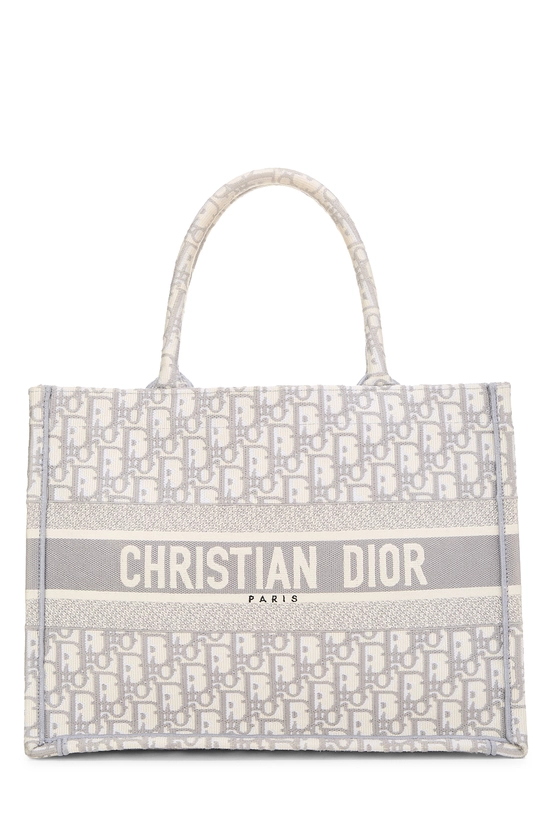 Grey Canvas Book Tote Medium, , large image number 0