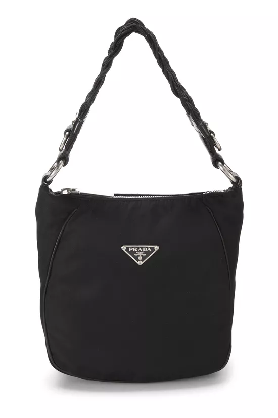 Black Nylon Handbag Small, , large image number 0