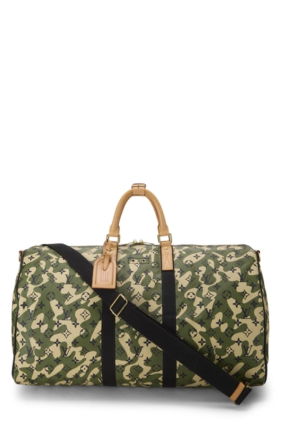 Louis Vuitton Takashi Murakami x Louis Vuitton Monogramouflage Keepall Bandouliere 50