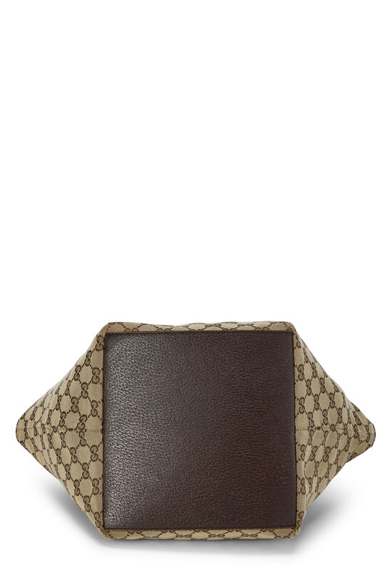 Original GG Canvas Soft Zip Tote Small, , large image number 4