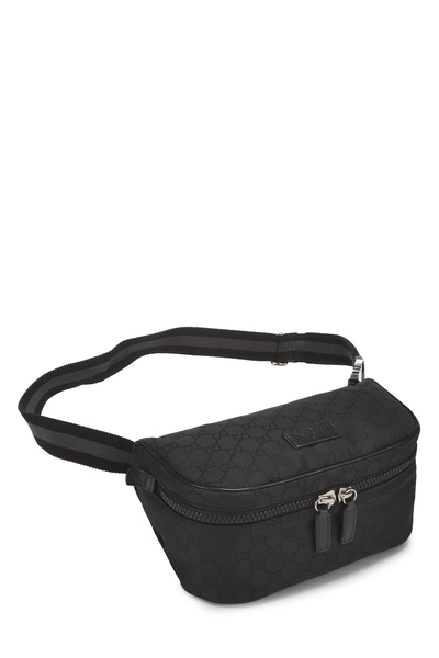 Gucci Black GG Nylon Waist Pouch — photo 2