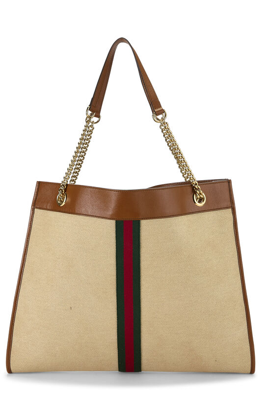 Brown Canvas Rajah Tote Large, , large image number 3