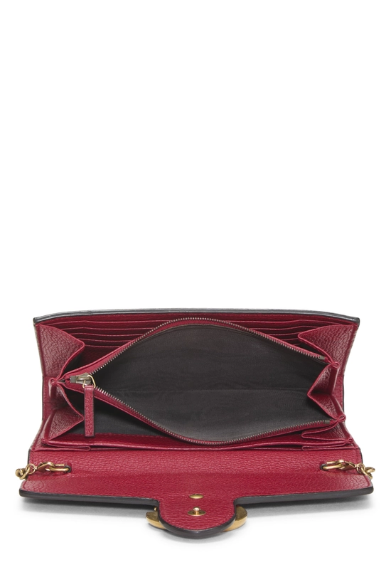 Red Leather GG Marmont Chain Bag Mini, , large image number 5