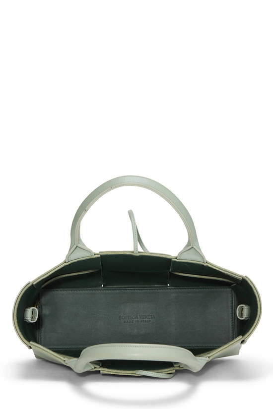 Green Calfskin Maxi Intrecciato Arco Tote Mini, , large image number 5