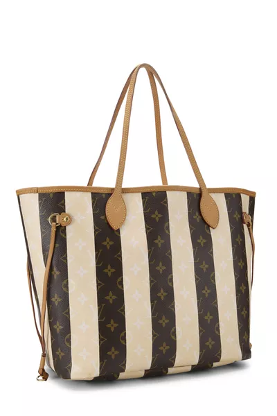 Monogram Canvas Cream Rayures Neverfull MM, , large