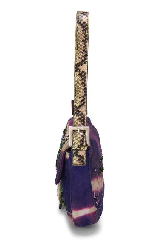 Purple Suede Baguette, , large image number 2