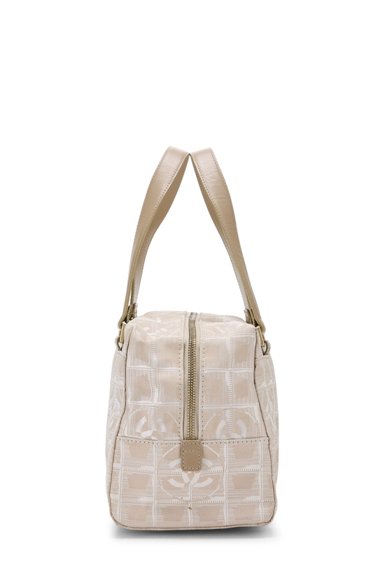 Beige Nylon Travel Line Handbag, , large image number 2