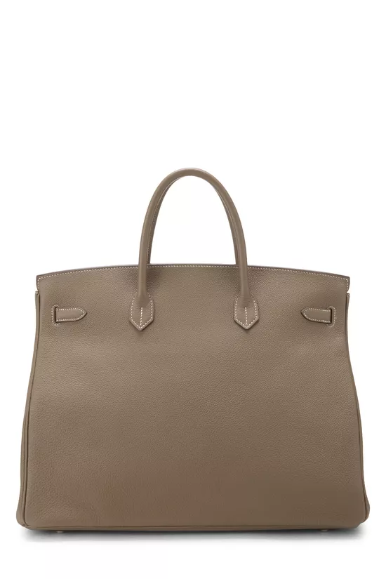 Etoupe Togo Birkin 40, , large image number 3