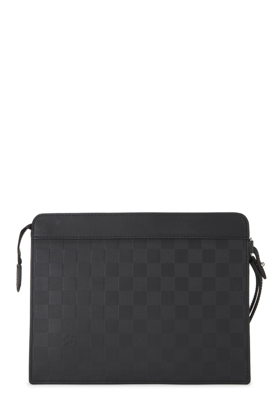 Black Damier Infini Stand Pouch, , large image number 2