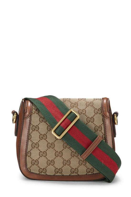 Gucci Brown Supreme Canvas Shoulder Bag Small QFB1I10E0H006 WGACA