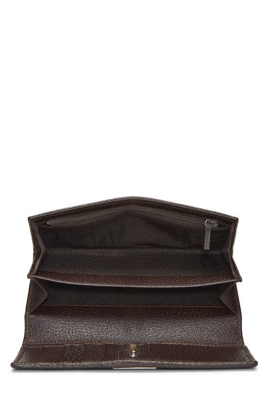 Brown Original GG Canvas Continental Wallet, , large image number 3