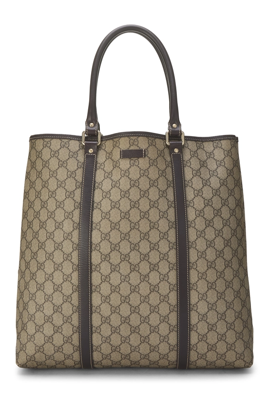 Brown GG Supreme Canvas Tote, , large image number 0