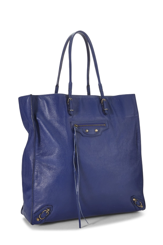 Blue Calfskin Papier A5 Tote, , large image number 1