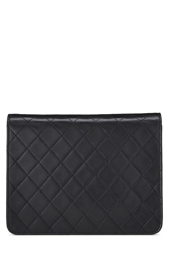 Black Quilted Lambskin Ex Flap Small, , large image number 3