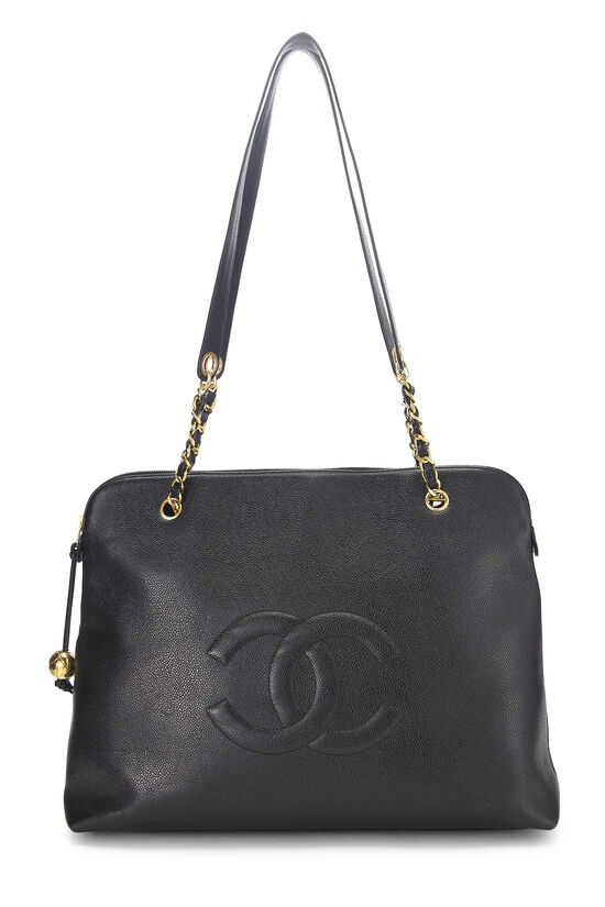 Black Caviar Zip Tote Small, , large image number 1