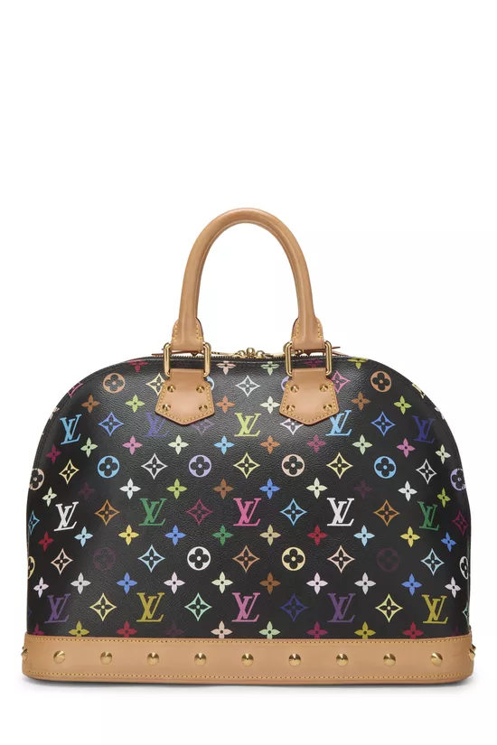 Takashi Murakami x Louis Vuitton Black Monogram Multicolore Alma GM, , large image number 3