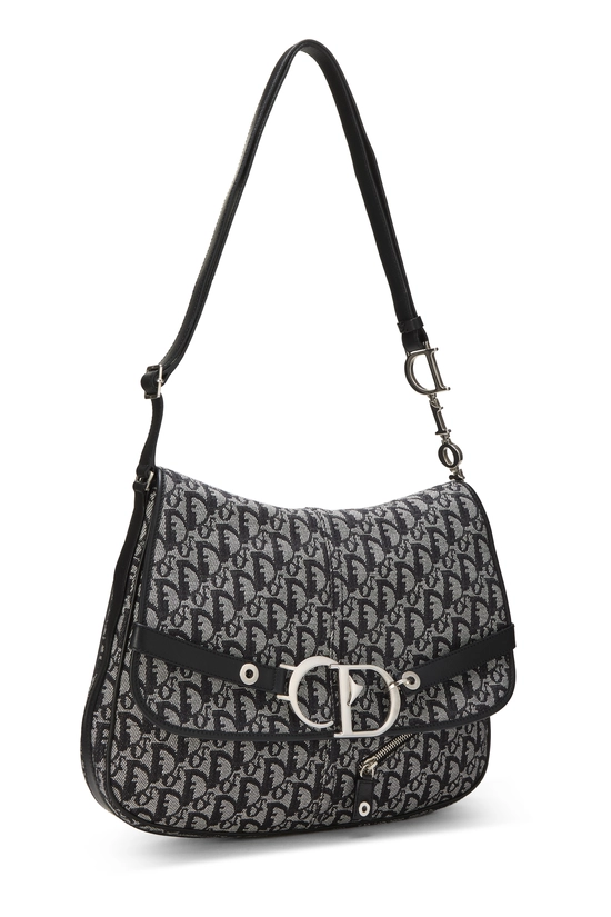 Black Trotter Canvas Flap Messenger Bag, , large image number 1