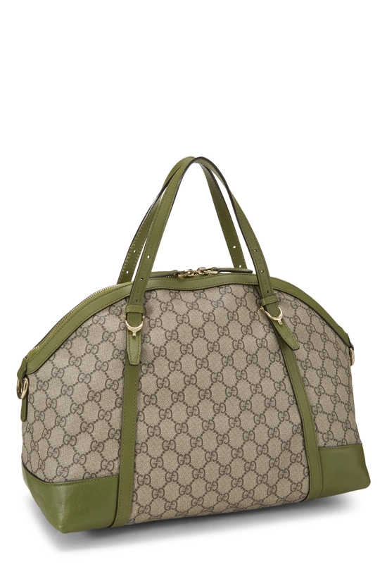 Green GG Supreme Canvas Nice Top Handle Bag Medium, , large image number 1