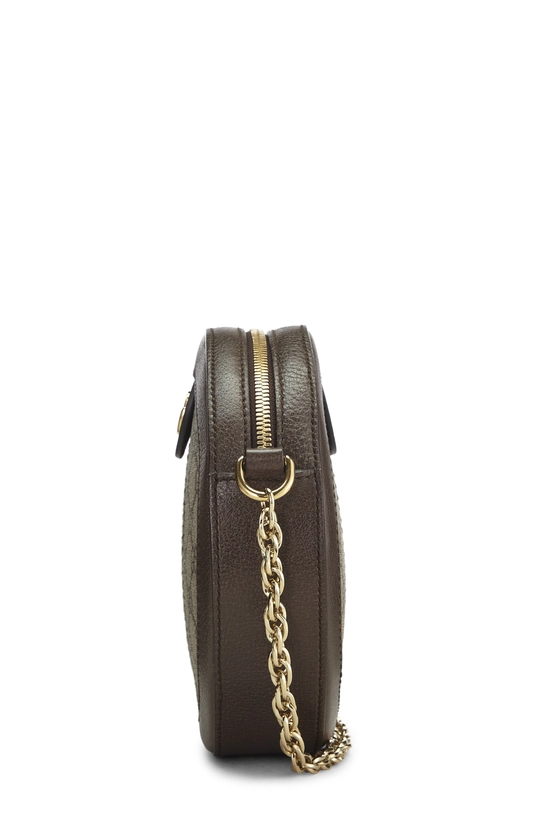 Brown GG Supreme Ophidia Round Shoulder Bag Mini, , large image number 2