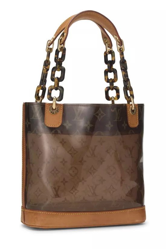 Brown Monogram Ambre Vinyl Cabas PM, , large image number 1