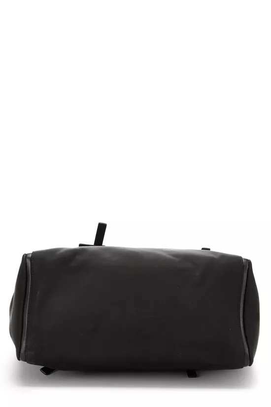 Black Nylon Convertible Tote Small, , large image number 4