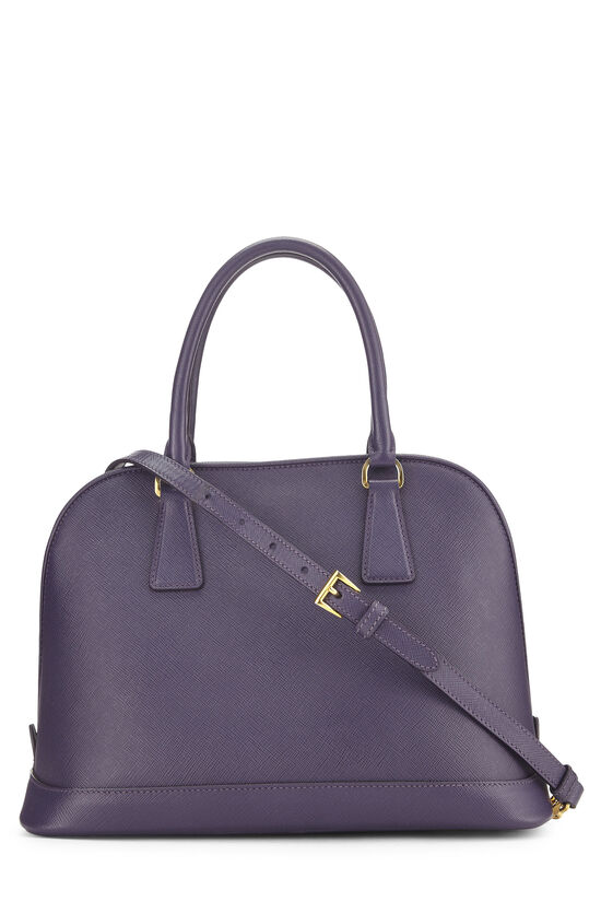 Purple Saffiano Dome Tote, , large image number 3