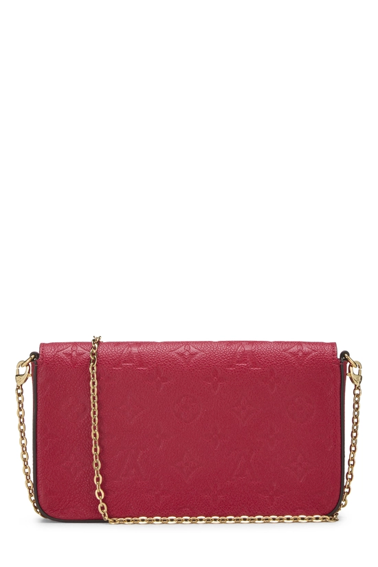 Red Monogram Empreinte Pochette Felicie, , large image number 3