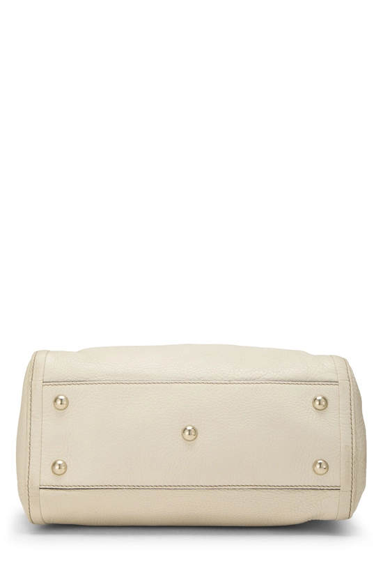White Leather Soho Convertible Shoulder Bag Small, , large image number 4