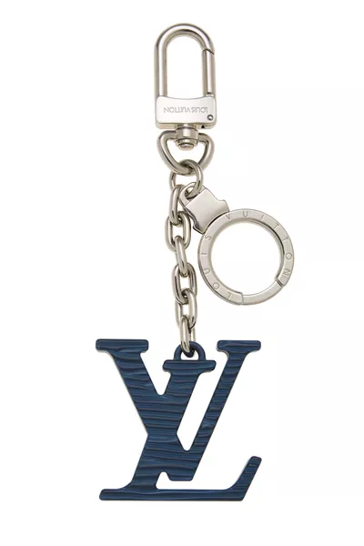 Blue Initiales Key Holder 
