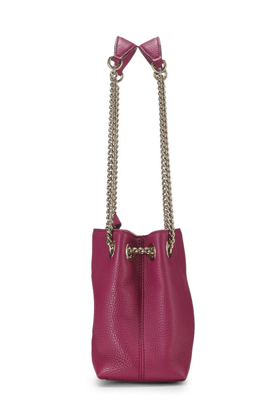 Pink Leather Soho Chain Tote Small, , large image number 2