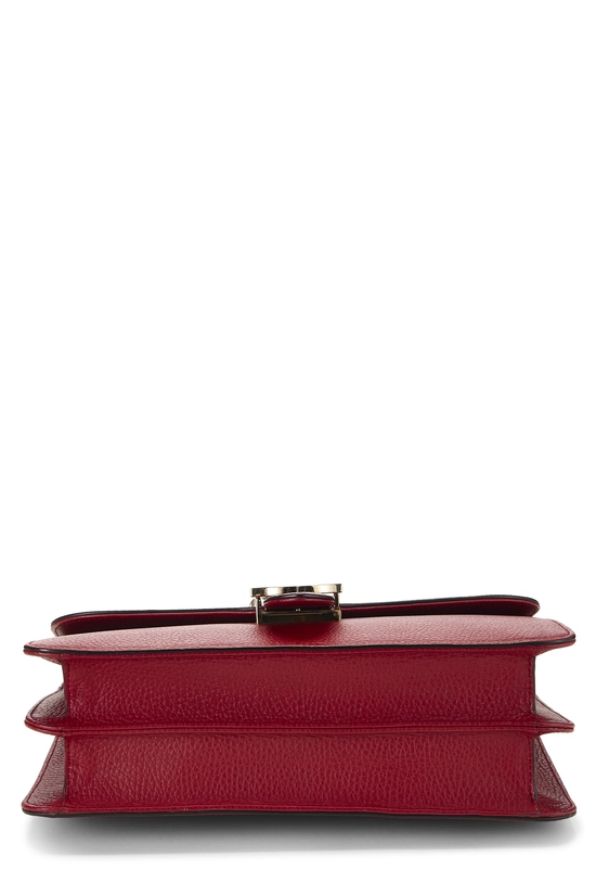 Red Leather Interlocking Crossbody Large, , large image number 4