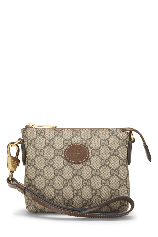Original GG Supreme Canvas Convertible Wristlet, , large image number 0