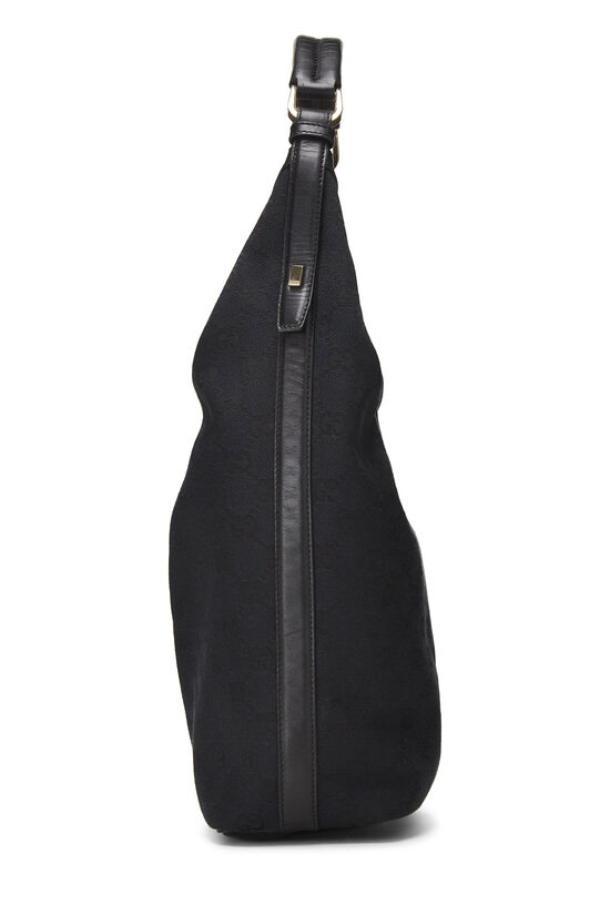 Black GG Canvas Hobo Small, , large image number 2
