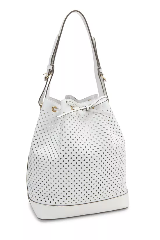 White Perforated Leather No&eacute;, , large image number 1