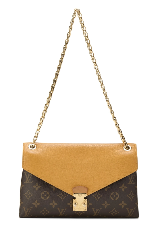 Yellow Monogram Canvas Pallas Chain Bag, , large image number 0