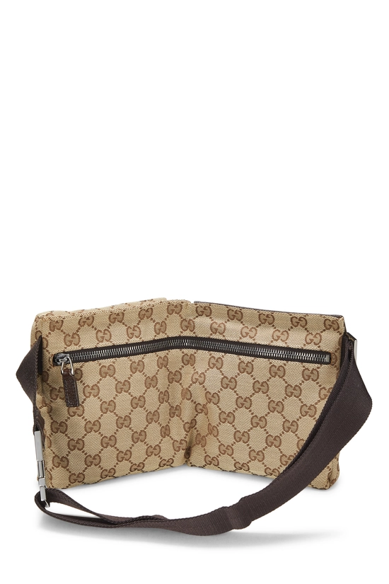 Original GG Canvas Double Pocket Waist Pouch, , large image number 3
