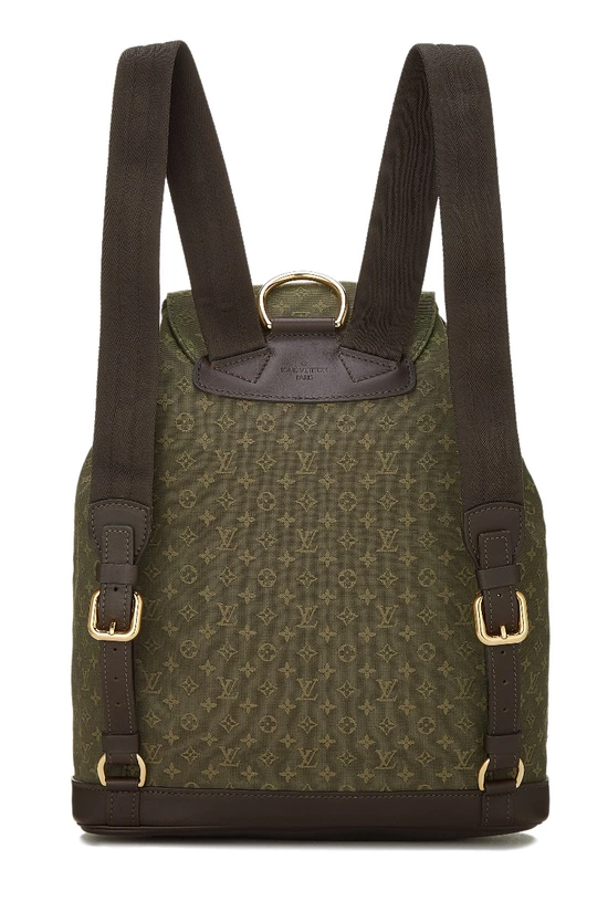 Green Monogram Mini Lin Montsouris GM, , large image number 3