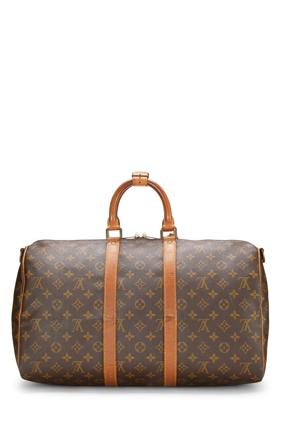 Louis Vuitton, Bags, 244 Louis Vuitton Keepall 45cm Bandouliere Travel  Carry On Luggage Monogram