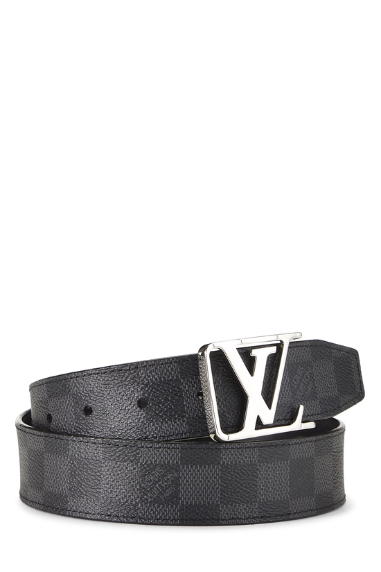 Black Damier Graphite LV City Ceinture 85, , large image number 0