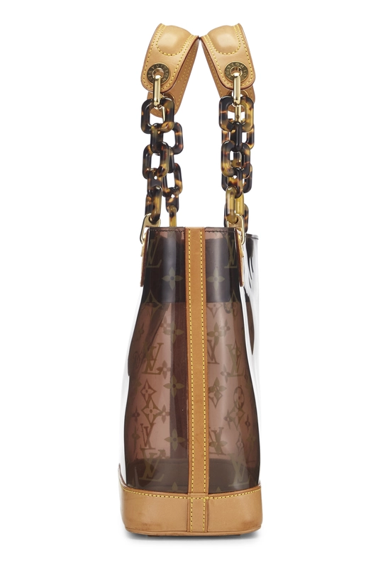 Brown Monogram Ambre Vinyl Cabas PM, , large image number 2