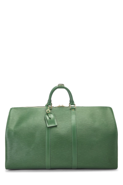 Louis Vuitton Green Epi Canvas Keepall 60 — photo 1