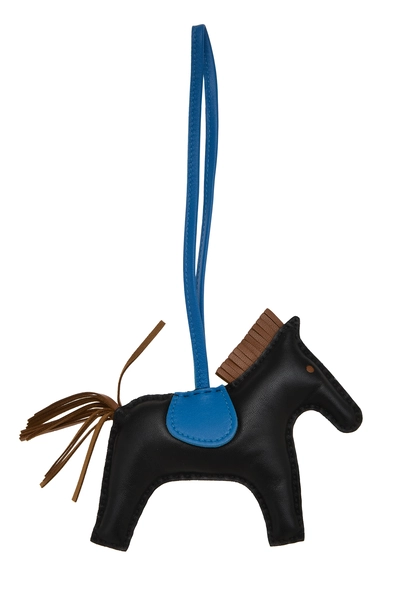 Multicolor Milo Leather Rodeo Bag Charm MM, , large