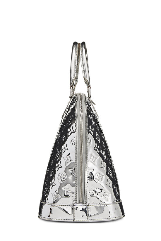 Silver Monogram Miroir Alma GM, , large image number 2