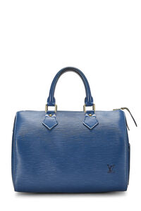 Preloved Louis Vuitton Blue Epi Speedy 30 Bag VI0932 060623 – KimmieBBags  LLC