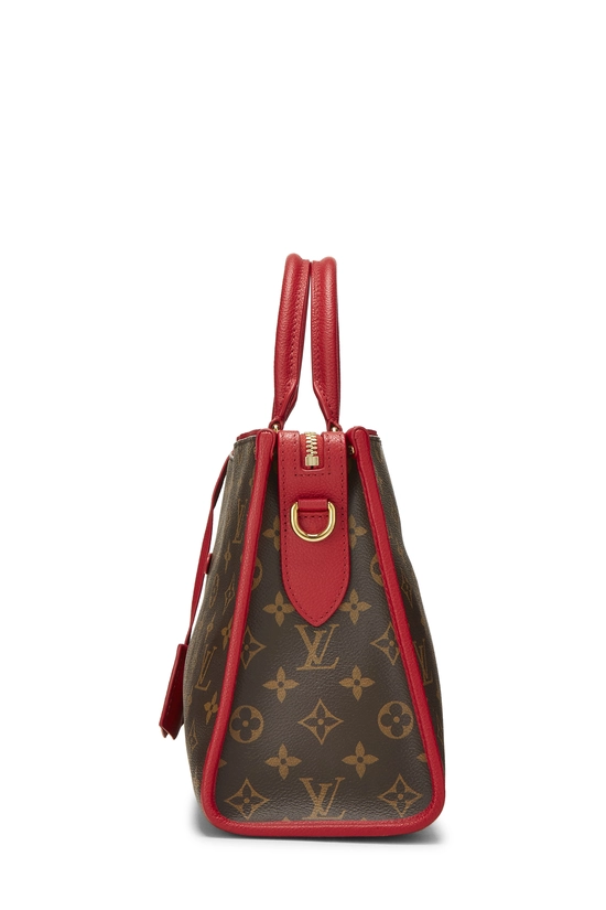 Red Monogram Canvas Popincourt NM PM, , large image number 2