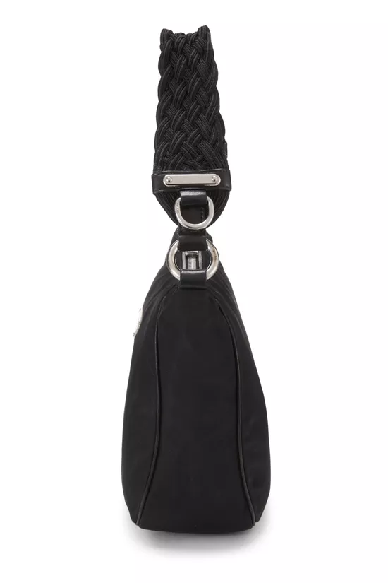 Black Nylon Handbag Small, , large image number 2