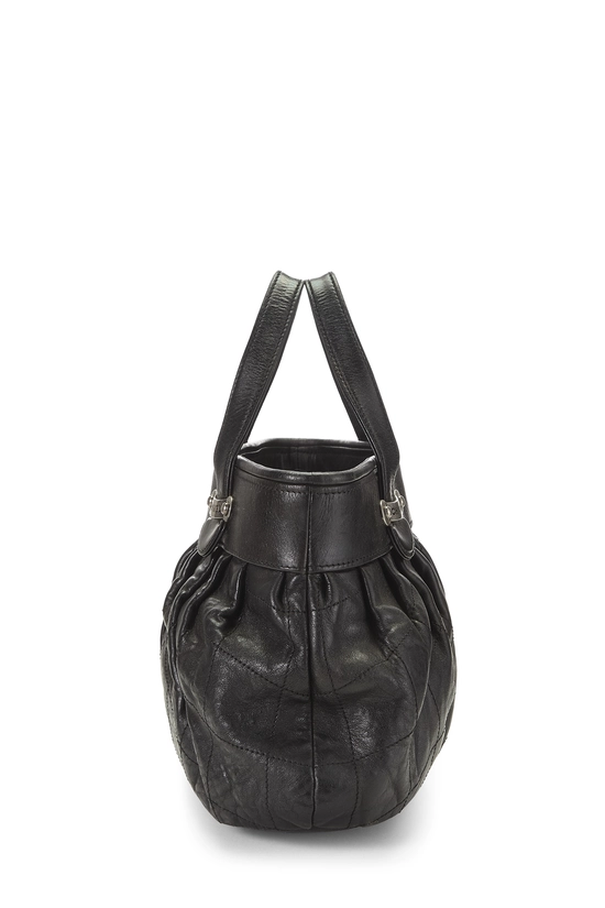 Black Quilted Lambskin Handbag, , large image number 2