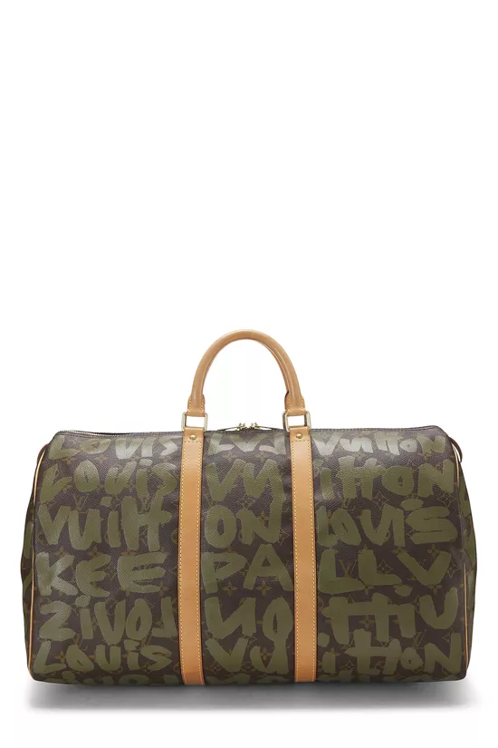 Pre-Owned Stephen Sprouse x Louis Vuitton Green Monogram Graffiti